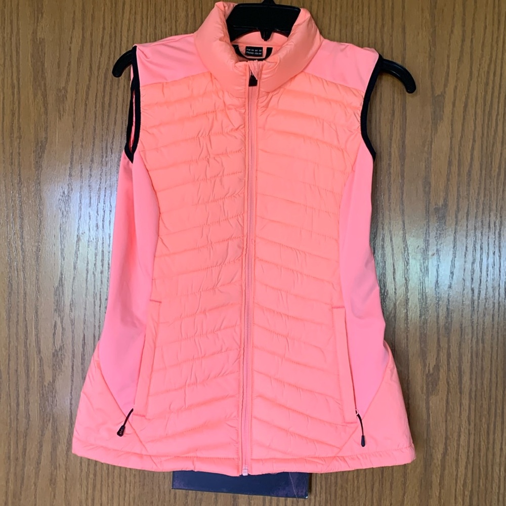 HALTI Vest. Finland size 38. ;US Small Orange and black